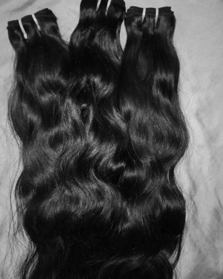 Raw India Temple Natural Hair - Flawless Hair Extensions